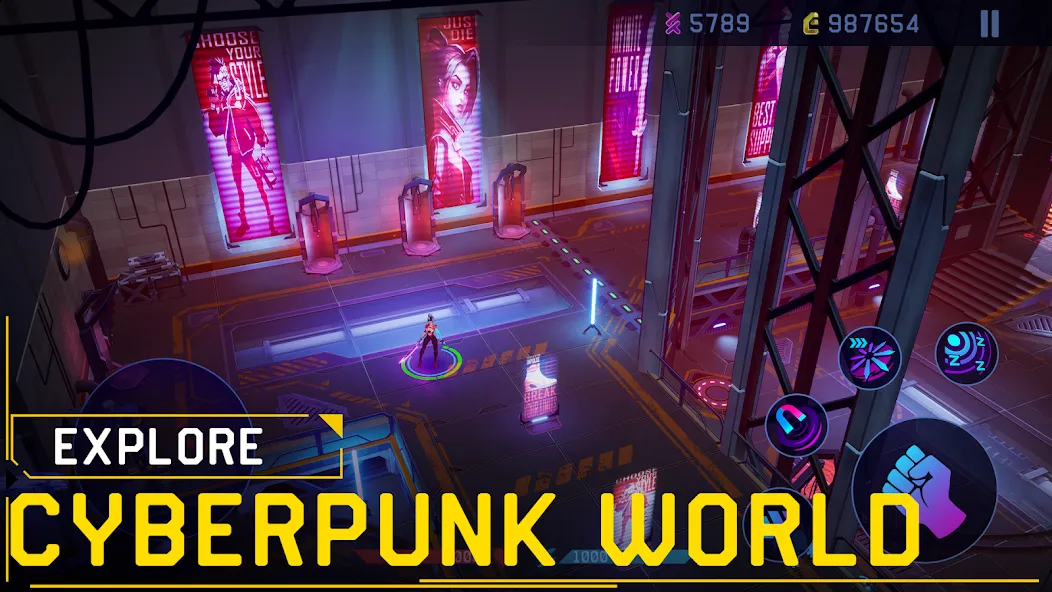 Rush Angel - Cyberpunk RPG (Раш Энджел)  [МОД Unlimited Money] Screenshot 3