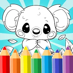 Взломанная Animal coloring pages  [МОД Все открыто] - полная версия apk на Андроид