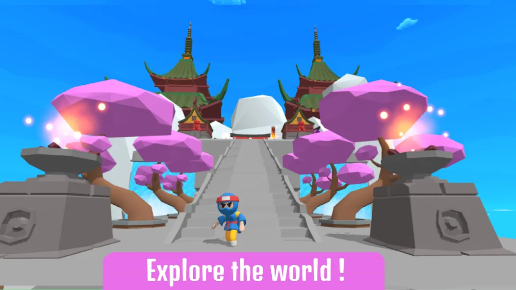 Ninja World Adventure (Ниндзя Ворлд Приключение)  [МОД Все открыто] Screenshot 3