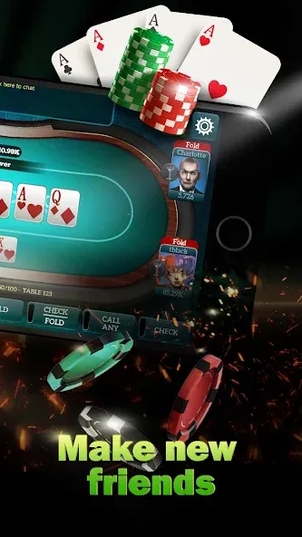 Live Poker Tables–Texas holdem  [МОД Mega Pack] Screenshot 2