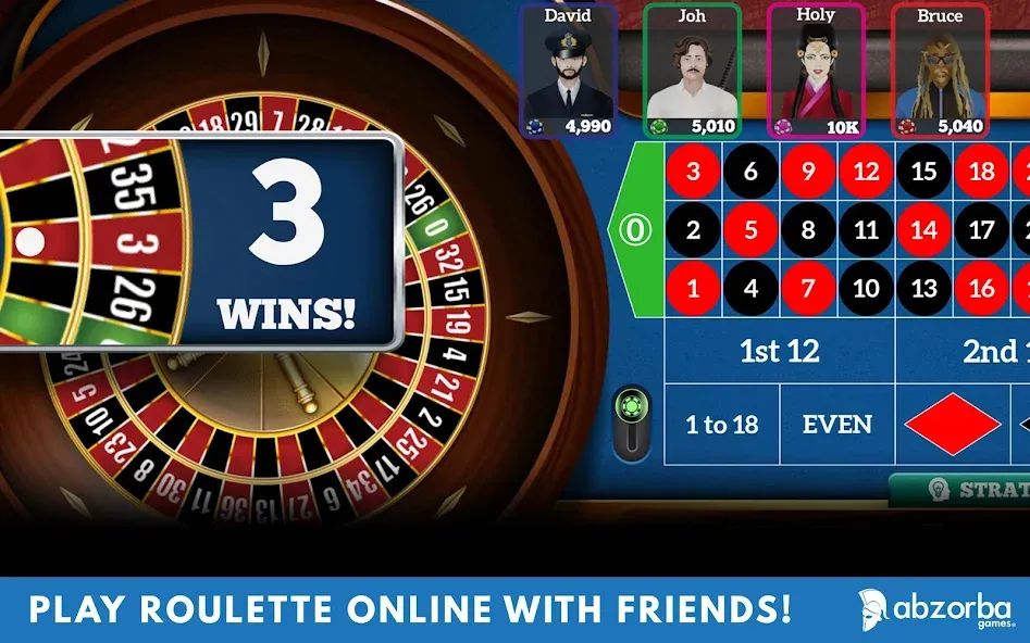 Roulette Live Casino Tables (Рулетка Лайв)  [МОД Mega Pack] Screenshot 1