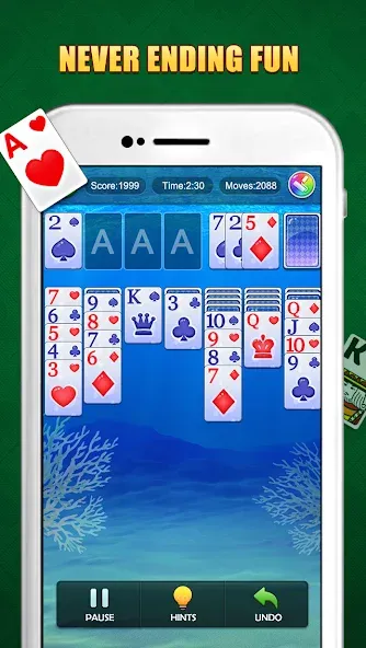 Solitaire Puzzle : Card Jigsaw (Солитер головоломка)  [МОД Unlocked] Screenshot 2