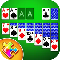 Взломанная Solitaire Puzzle : Card Jigsaw (Солитер головоломка)  [МОД Unlocked] - стабильная версия apk на Андроид