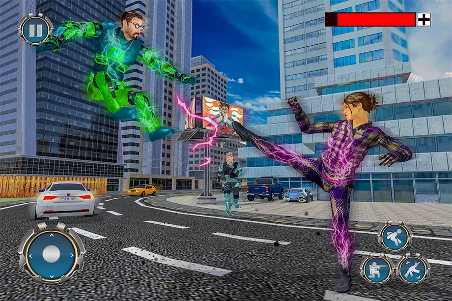 Light Superhero Speed Hero  [МОД Mega Pack] Screenshot 4