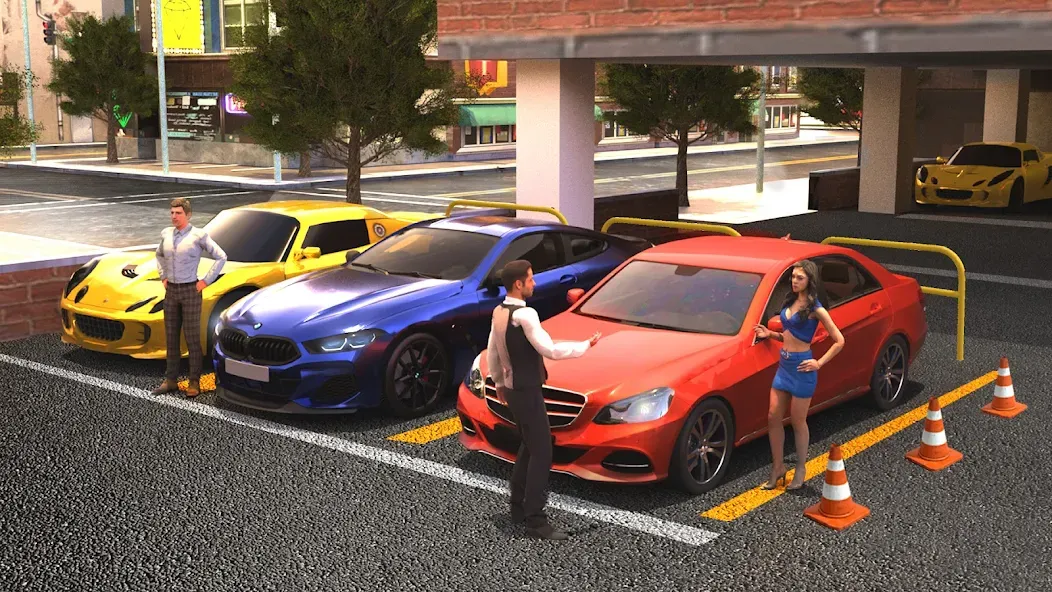 Luxury Car Parking Games  [МОД Бесконечные монеты] Screenshot 2