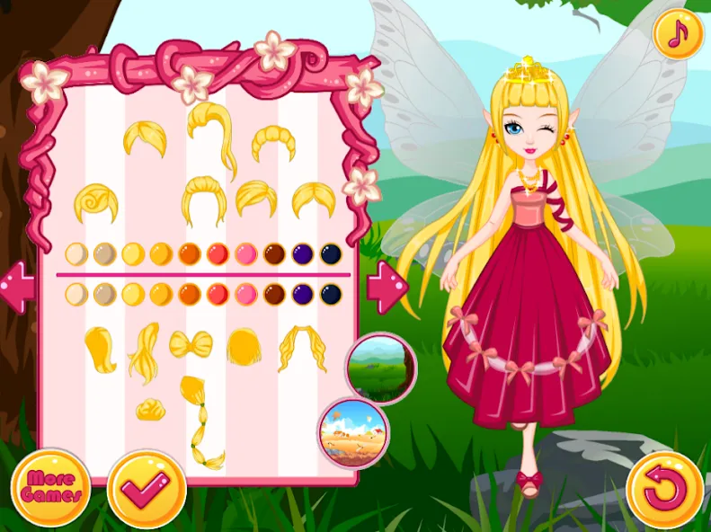 Fairy Dress Up - Girls Games  [МОД Много монет] Screenshot 1