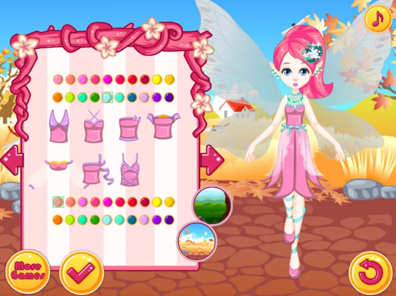 Fairy Dress Up - Girls Games  [МОД Много монет] Screenshot 2