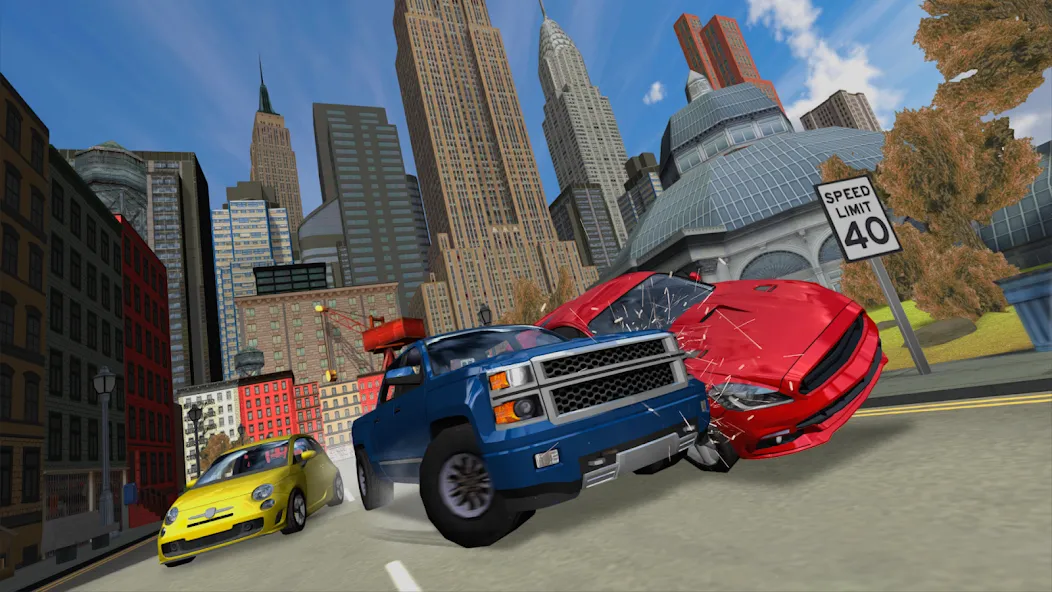 Car Driving Simulator: NY (Симулятор вождения автомобиля)  [МОД Бесконечные монеты] Screenshot 1