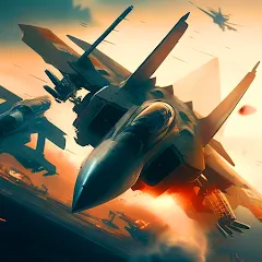 Скачать взлом Aircraft Strike: Jet Fighter  [МОД Много денег] - последняя версия apk на Андроид