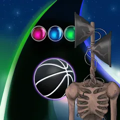 Скачать взлом Siren Head Forest Neon ball (Сайрен Хэд Лес Неоншар)  [МОД Unlocked] - последняя версия apk на Андроид