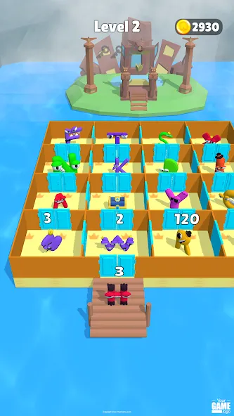 Alphabet Battle: Room Maze (Алфавит батл)  [МОД Menu] Screenshot 1