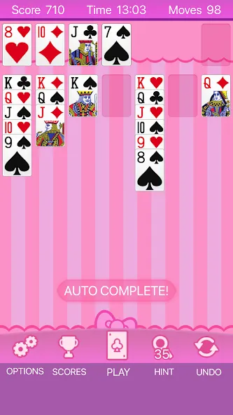 Pink Solitaire (Пинк Солитер)  [МОД Unlocked] Screenshot 1