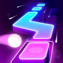 Скачать взломанную Dancing Ballz: Magic Tiles (Дансинг Болз)  [МОД Unlimited Money] - стабильная версия apk на Андроид