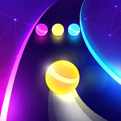 Скачать взлом Dancing Road: Color Ball Run! (Дансинг Роад)  [МОД Все открыто] - полная версия apk на Андроид