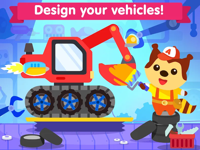 Car games for toddlers & kids  [МОД Unlimited Money] Screenshot 4