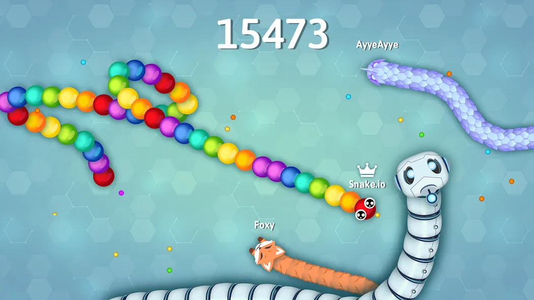 Snake.io - Fun Snake .io Games  [МОД Меню] Screenshot 2