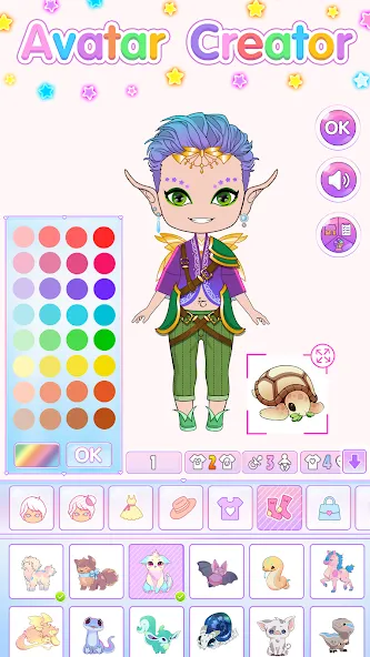 Chibi Doll Dress Up Games  [МОД Все открыто] Screenshot 4