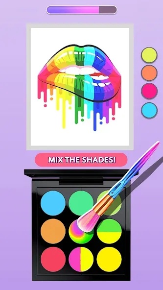 Makeup Kit - Color Mixing  [МОД Unlimited Money] Screenshot 1