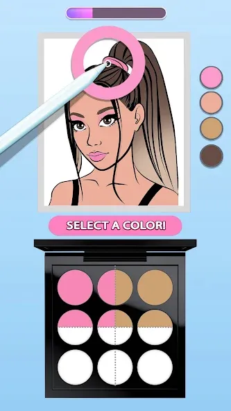 Makeup Kit - Color Mixing  [МОД Unlimited Money] Screenshot 2