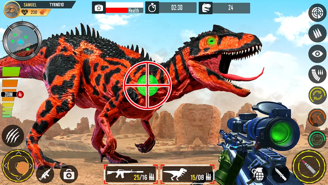 Real Dino Hunting Gun Games (Риал Дино Хантинг Ган Геймс)  [МОД Бесконечные деньги] Screenshot 1