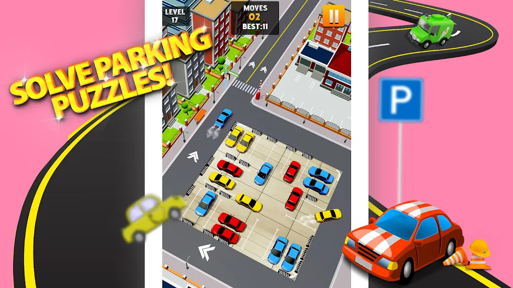 Park Master: Car Parking Jam (Парк Мастер)  [МОД Все открыто] Screenshot 5