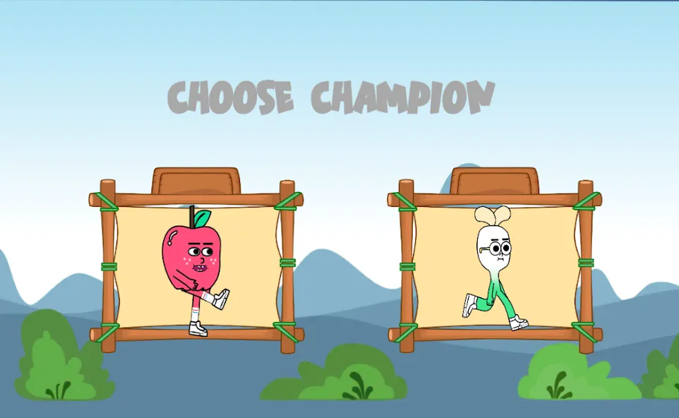 apple and onion running game (эппл энд онион раннинг гейм)  [МОД Unlocked] Screenshot 1