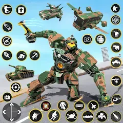 Взлом Army Bus Robot Car Game 3d  [МОД Mega Pack] - стабильная версия apk на Андроид