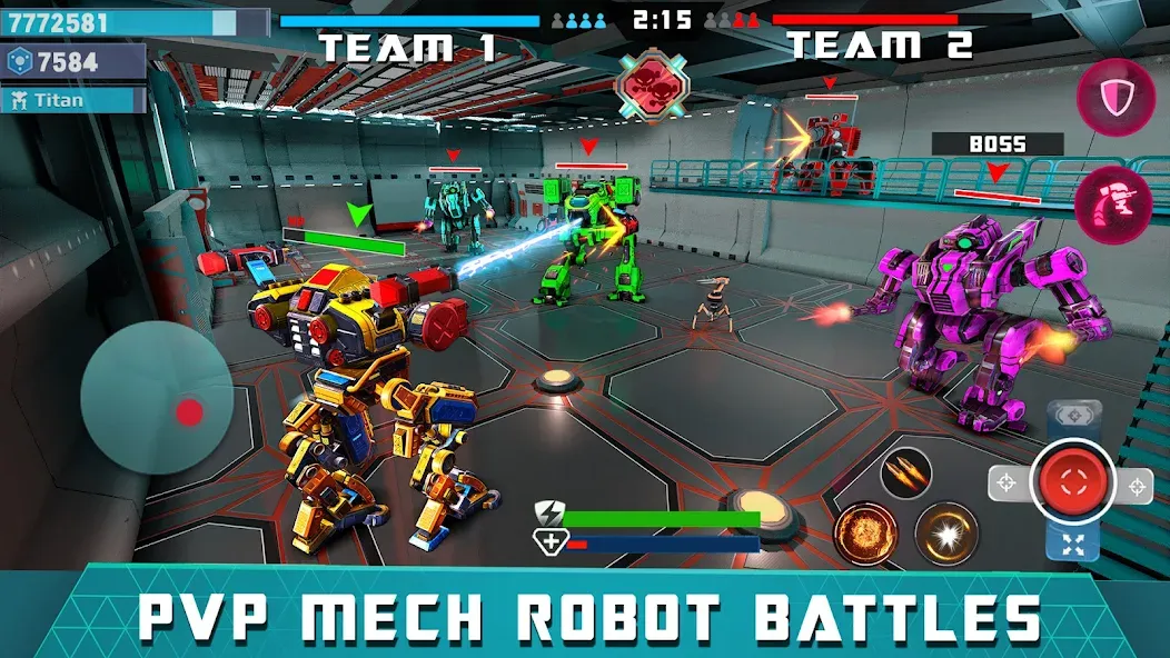 Mech Robot Wars - Multi Robot  [МОД Все открыто] Screenshot 5