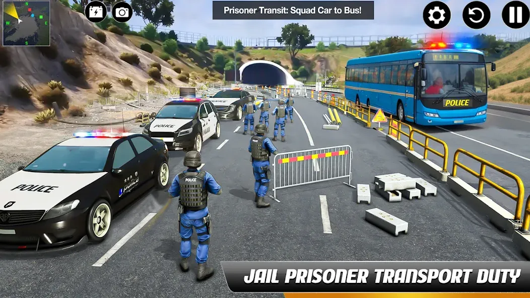 Police Bus Simulator Bus Games  [МОД Mega Pack] Screenshot 2