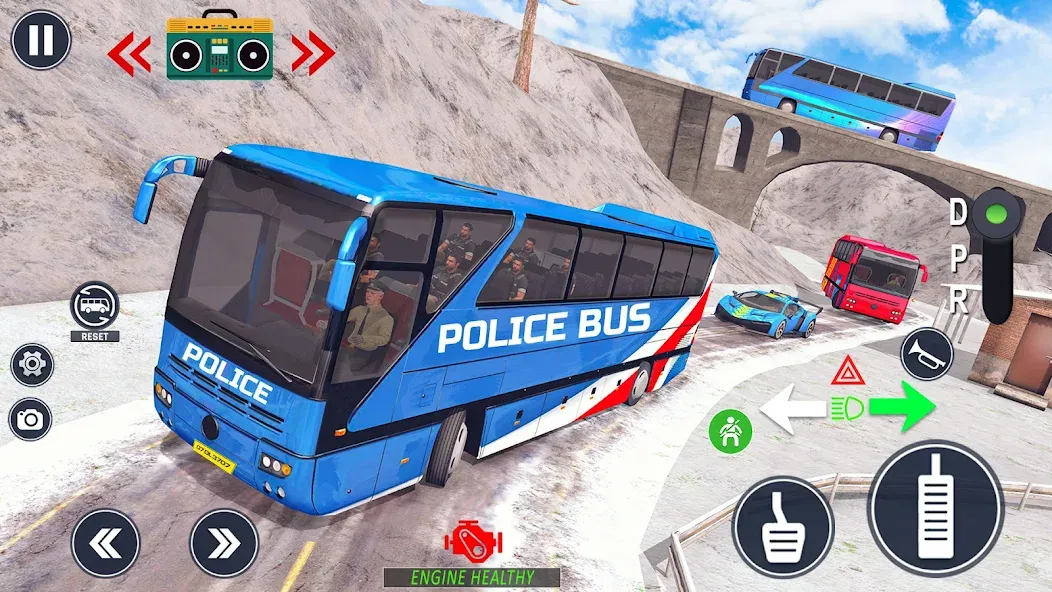 Police Bus Simulator Bus Games  [МОД Mega Pack] Screenshot 5