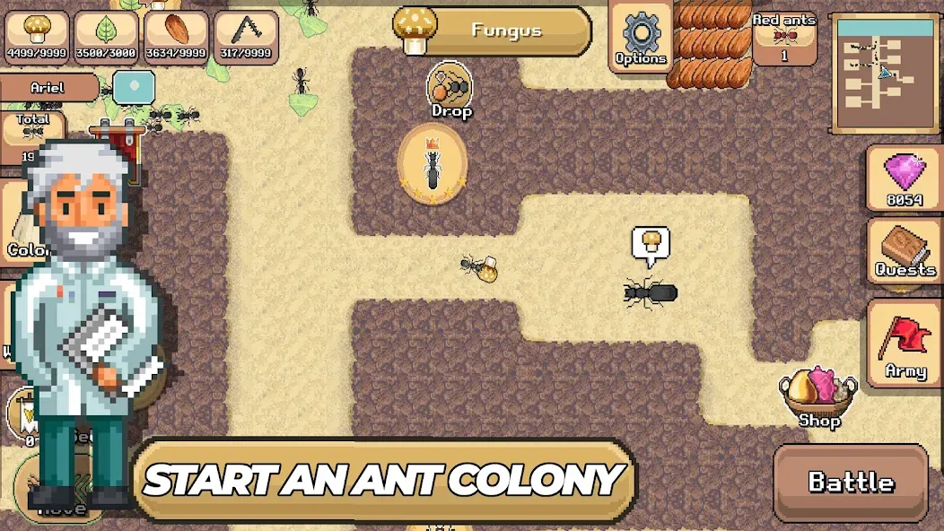 Pocket Ants: Colony Simulator (Покет Муравьи)  [МОД Mega Pack] Screenshot 1