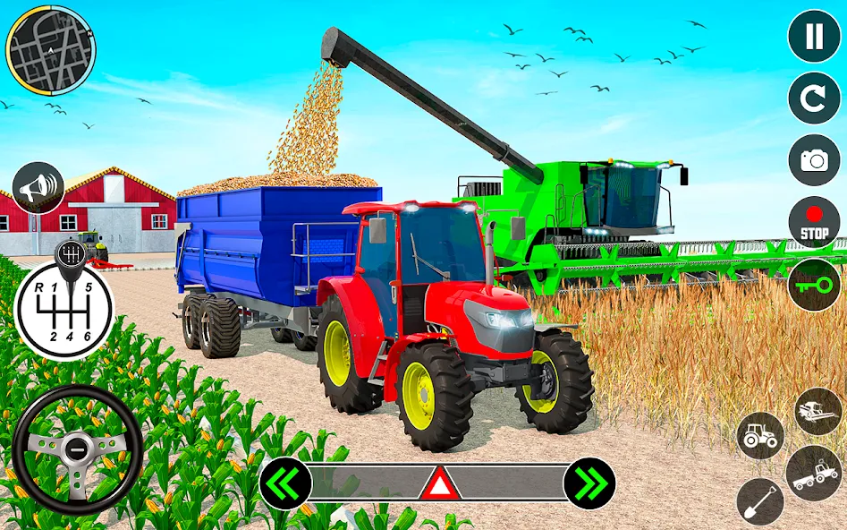 Tractor Farming: Tractor Games (Тракторное хозяйство)  [МОД Много денег] Screenshot 3