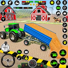 Взломанная Tractor Farming: Tractor Games (Тракторное хозяйство)  [МОД Много денег] - стабильная версия apk на Андроид