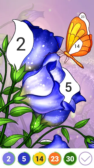 Hola Color--Coloring by Number (ола калор)  [МОД Бесконечные деньги] Screenshot 2