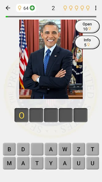 US Presidents and History Quiz  [МОД Бесконечные деньги] Screenshot 1