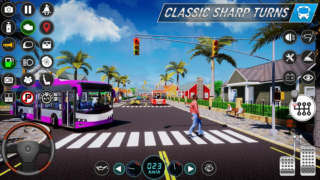 City Bus Simulator: Bus Games (Риал Сити Бас Симулятор Геймс)  [МОД Много денег] Screenshot 2