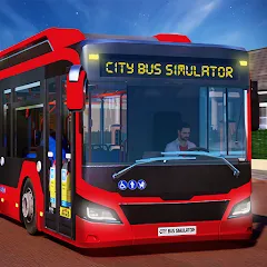 Взлом City Bus Simulator: Bus Games (Риал Сити Бас Симулятор Геймс)  [МОД Много денег] - последняя версия apk на Андроид