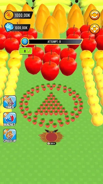 Fruit hole: Black hole (Фрут хол)  [МОД Много монет] Screenshot 1