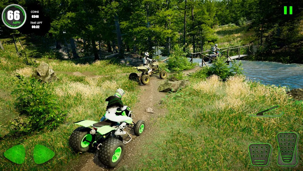 Atv Car Games Bike Offroad 4x4 (ЭиТиВи)  [МОД Бесконечные монеты] Screenshot 2