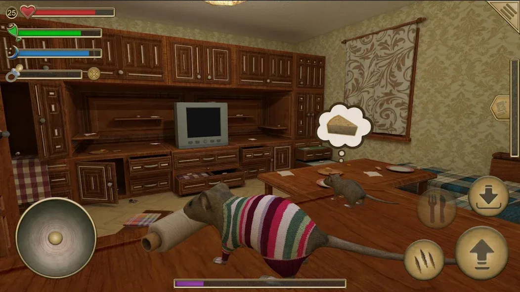 Mouse Simulator :  Forest Home  [МОД Много денег] Screenshot 2