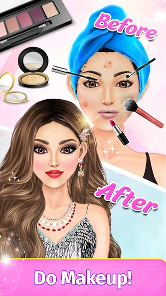 Dress Up Fashion: Makeup Games  [МОД Mega Pack] Screenshot 3