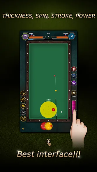 Real Billiards Battle - carom (Риал Бильярдс Батл)  [МОД Unlocked] Screenshot 3