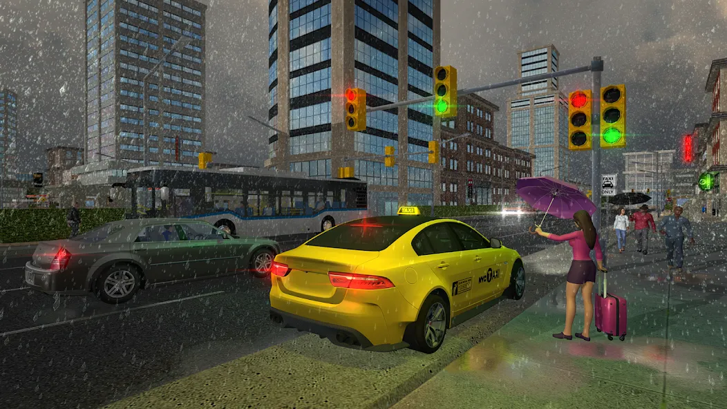 Taxi Game 2  [МОД Бесконечные монеты] Screenshot 1