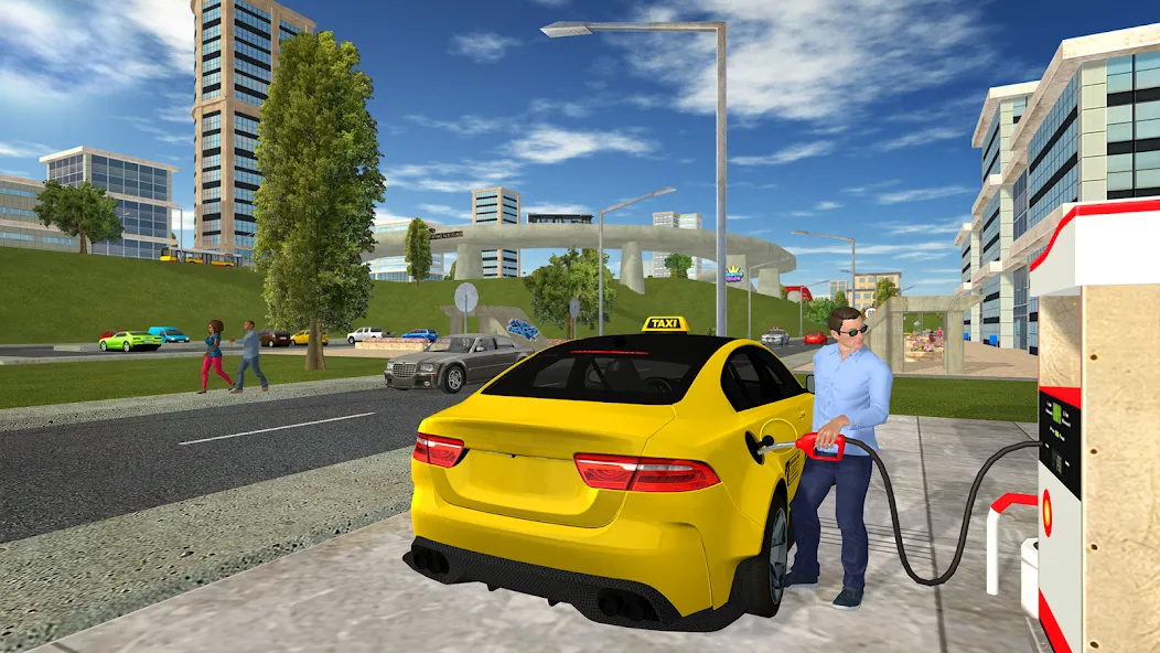 Taxi Game 2  [МОД Бесконечные монеты] Screenshot 3