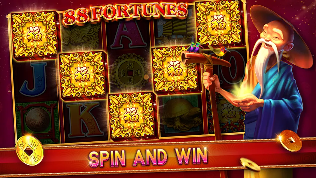 88 Fortunes Casino Slot Games (Форчунс)  [МОД Все открыто] Screenshot 1