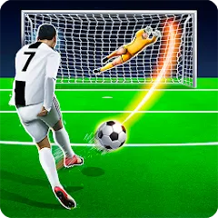 Скачать взломанную Shoot Goal - Soccer Games 2022 (Шут Гоал)  [МОД Бесконечные монеты] - стабильная версия apk на Андроид