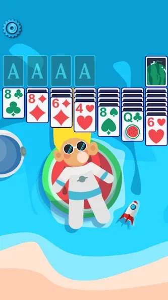 Solitaire Space™ (Солярис Спейс)  [МОД Бесконечные деньги] Screenshot 1