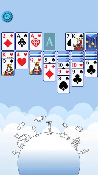 Solitaire Space™ (Солярис Спейс)  [МОД Бесконечные деньги] Screenshot 2