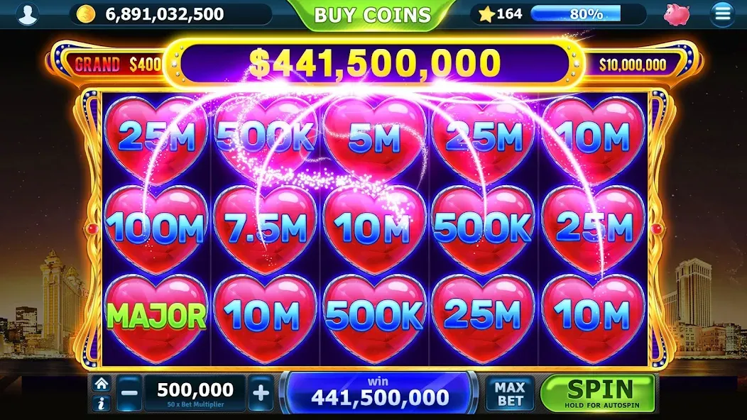 Slots of Vegas (Слоты Вегаса)  [МОД Все открыто] Screenshot 2