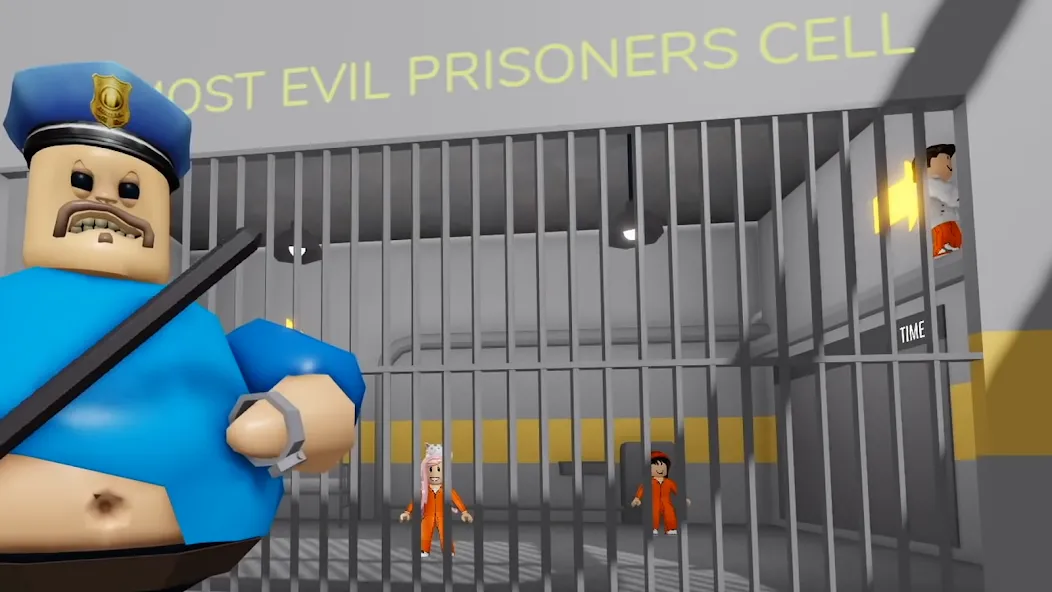 Barry Prison Escape JailBreak (Барри Побег из тюрьмы )  [МОД Бесконечные монеты] Screenshot 1